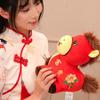 Soft Horse Mascot Stuffed Animal PP Cotton Chinese Horse Plush Doll  Chinese New Year Gift