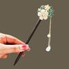 Vintage Flower Hair Sticks Handmade Hair Chinese Hairpin Retro Hair Clips  for Pan Headdress