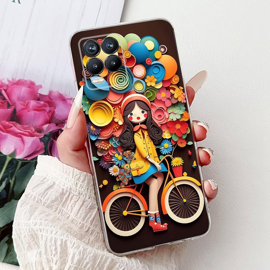 Чехол для Realme 8 4G Чехол для Realme8 Pro RMX3081 Популярный Модный Расписной Чехол Мягкий Тонкий Чехол для Телефона Для Realme 8 Pro Realme8 8i 4G Оболочка