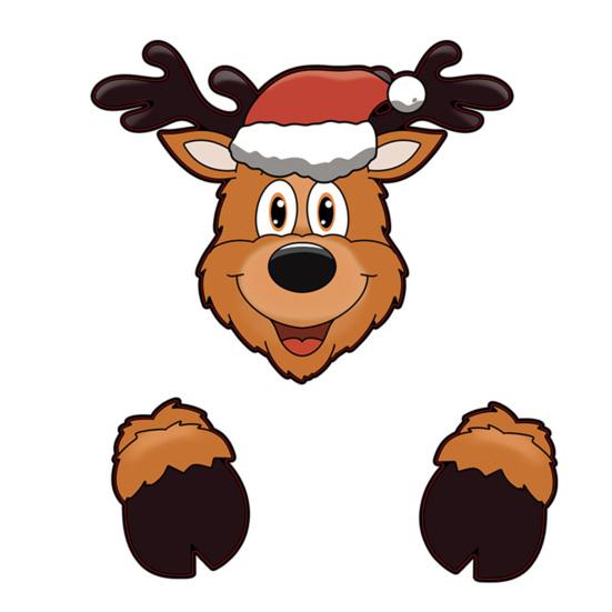 Набор рождественских украшений Дед Мороз Лось Снеговик Подглядывающий Садовые Дворовые Украшения Наружные