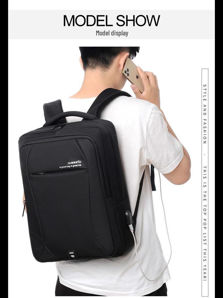 Высококачественный мужской деловой рюкзак для поездок на работу — большая вместимость, модный, многофункциональный для путешествий, школы и офиса.