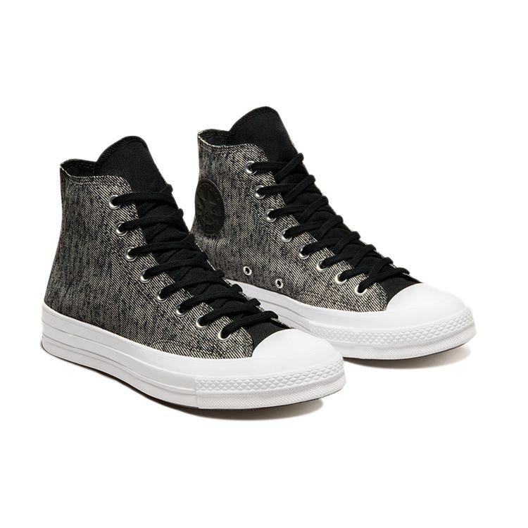Converse Кроссовки унисекс Chuck 70 High Hybrid текстуры черно-белые 171349C
