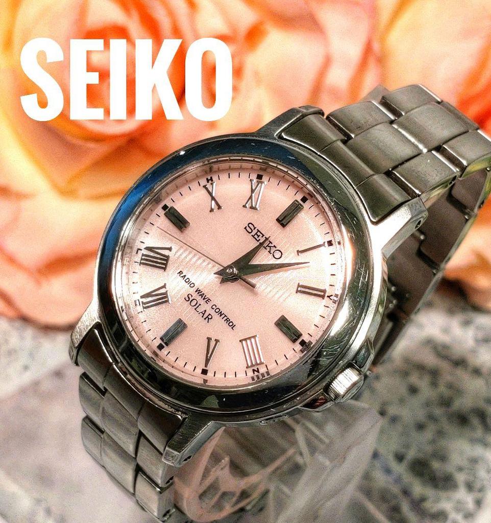 [USED] SEIKO Solar Watch for Women, Pink, Working