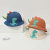 Cartoon Dinosaur Children Fisherman Hat Sunscreen Baby Sun Cap Cute Kids Bucket Hat  Girl