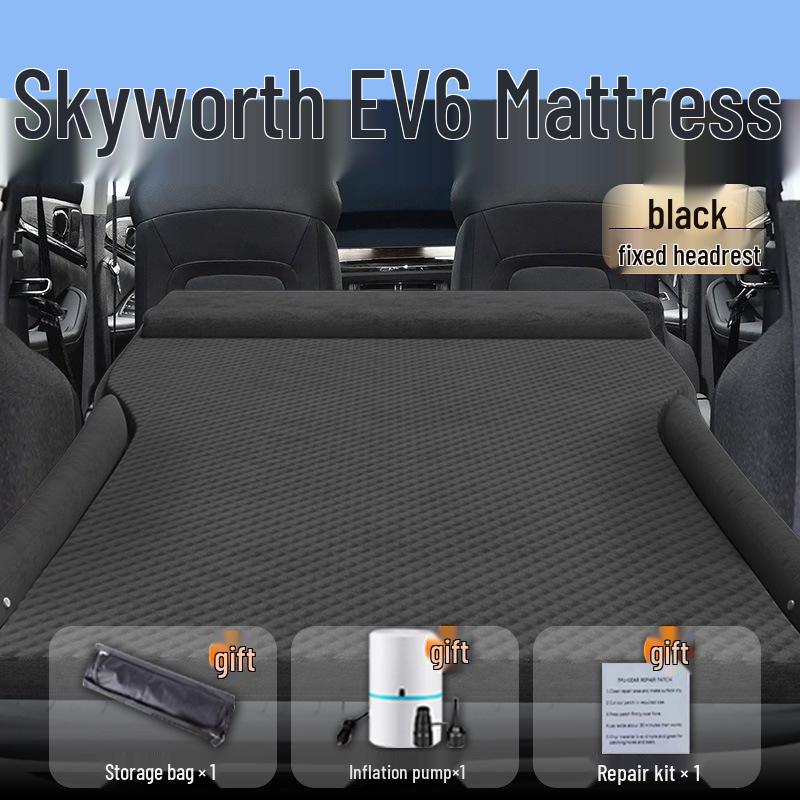 Skyworth EV6 Car Inflatable Mattress: Trunk Air Cushion Bed & Rear Seat Sleeping Pad