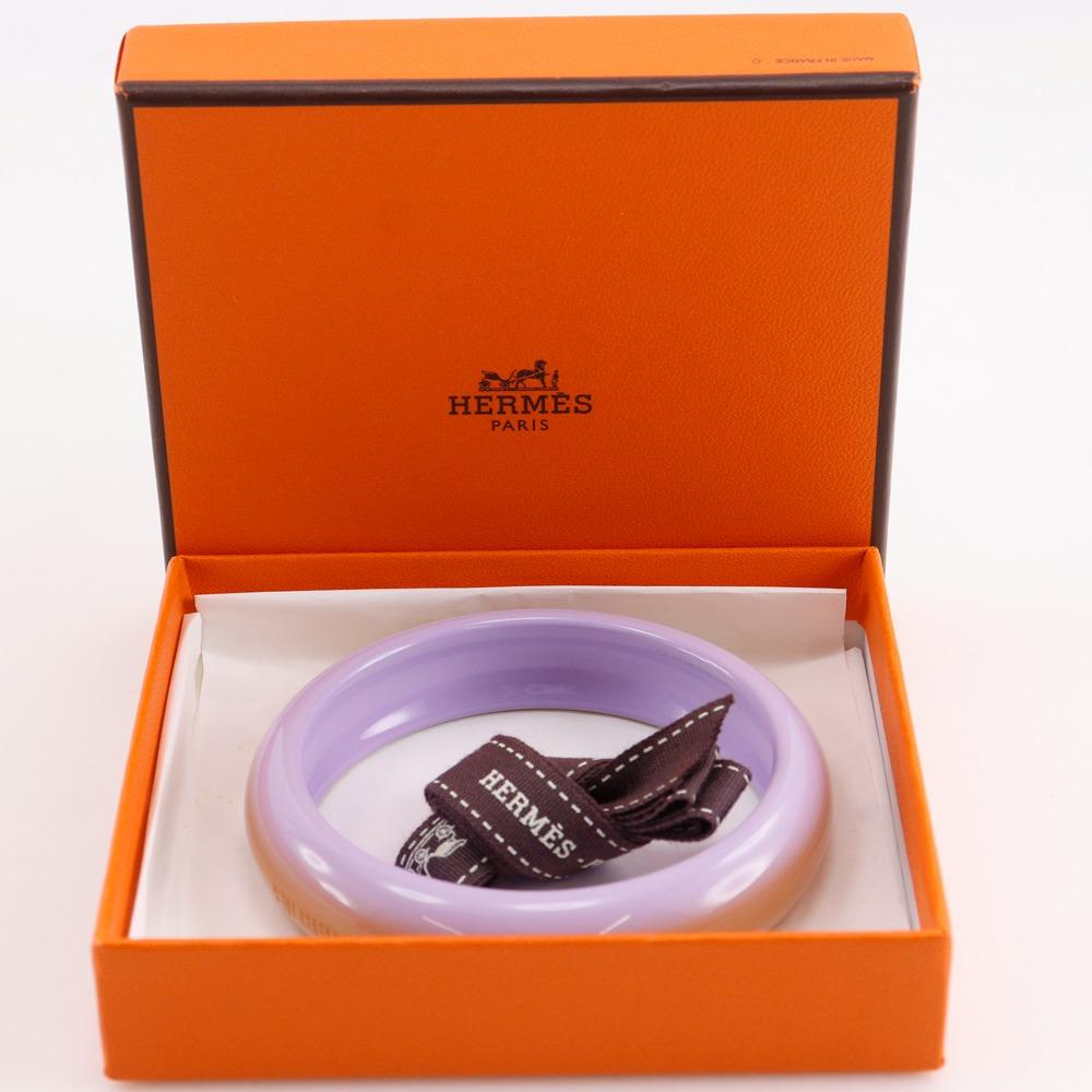 HERMES Fusion Bangle Gradation gray/purple 22g Women Used