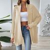 Women's  And Winter Outerwear, Fashionable Loose Sweater, Pearl Studded Cardigan