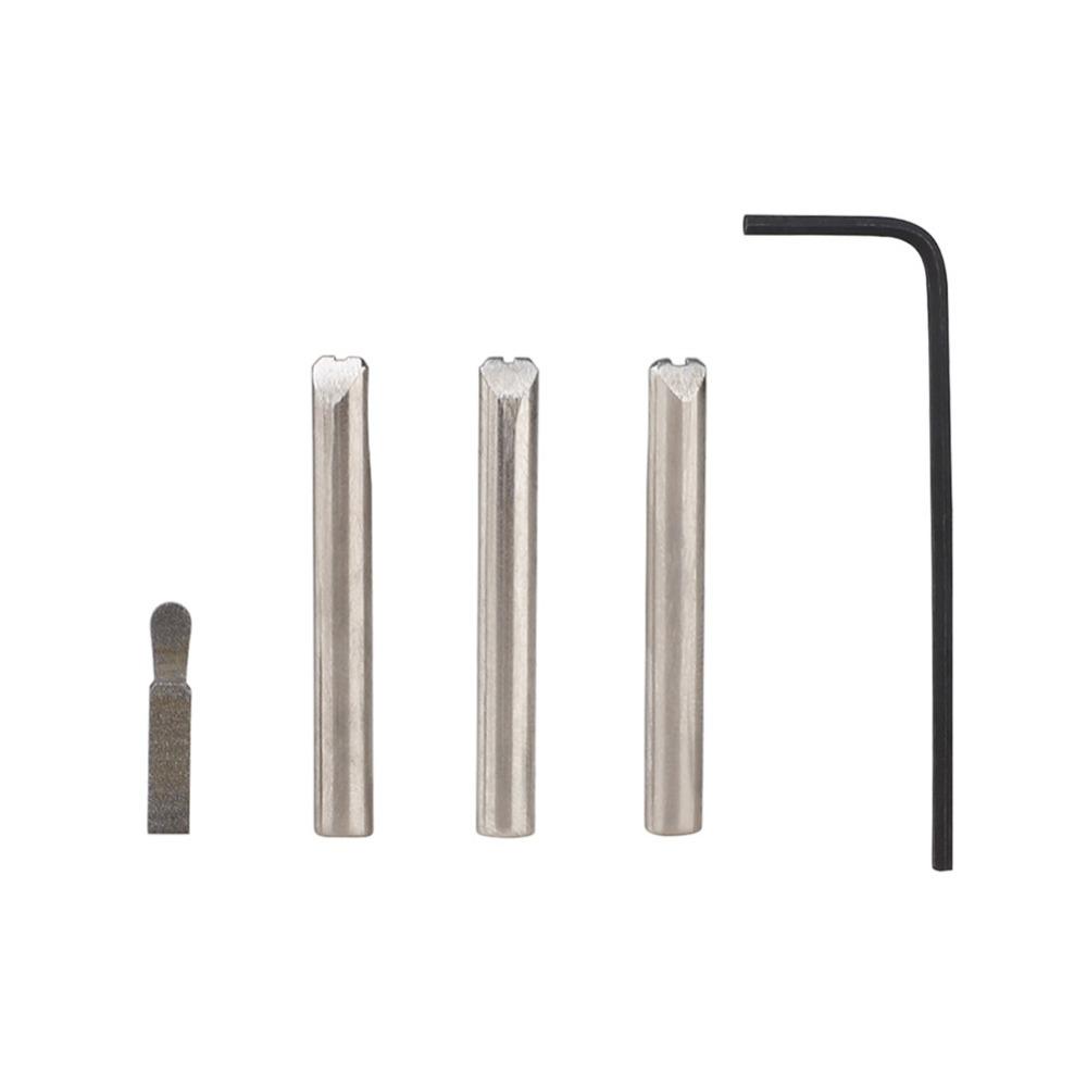 Interchangeable Heads Stitching Groover Tool Leather Craft Groover DIY Leather Craft