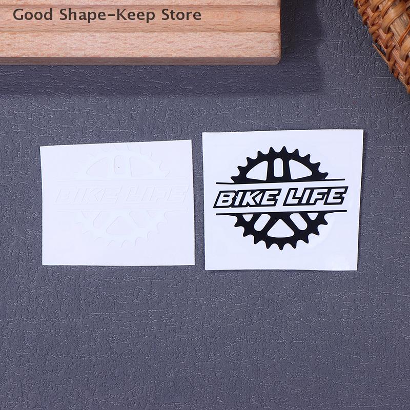 1 шт. BIKE LIFE Водонепроницаемая виниловая наклейка для верхней трубы рамы велосипеда и шлема, декоративный аксессуар для мотоцикла