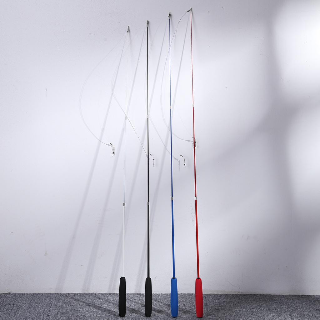 Палочки-дразнилки для кошек, выдвижная палочка для удочки, игрушка-удочка для кошачьей удочки