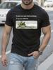 Футболка Лягушка и Жаба Жаба Сидел И Ничего Не Делал Лягушка Сидел wi...
