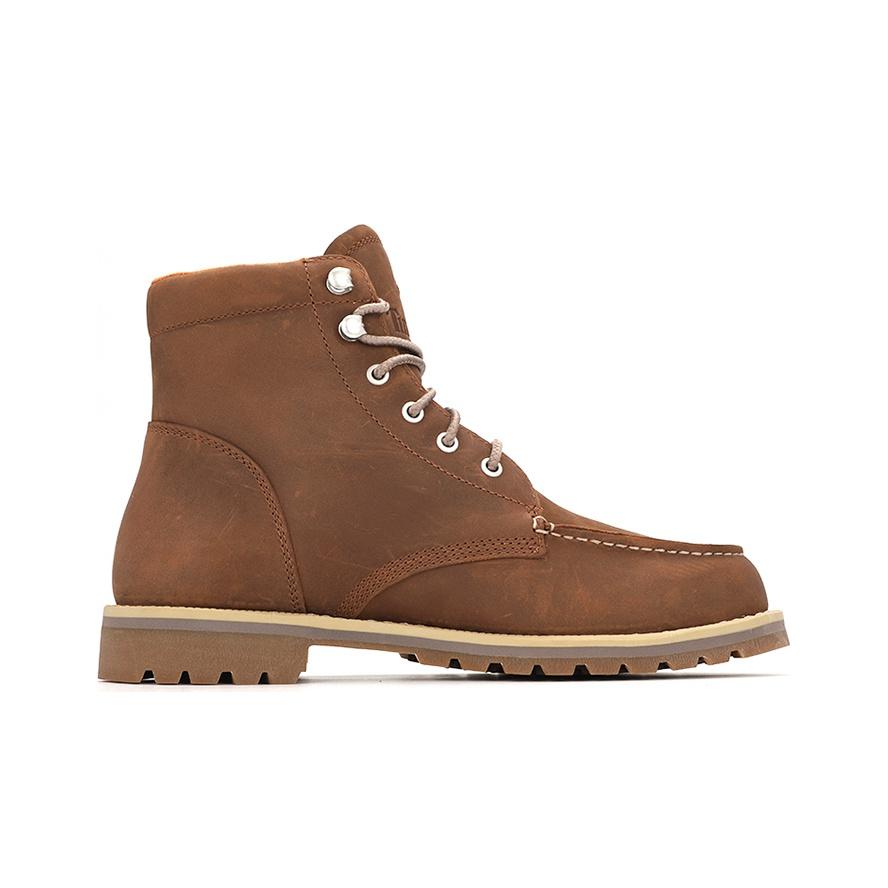 Timberland Redwood Falls Moc Toe BT Повседневные уличные ботинки Martin средней высоты Мужские ботинки Rust A2EDRF13