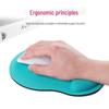 EVA Office Mouse Pad with Thickened Sponge Wrist Support, Dirt-Resistant and Comfortable
