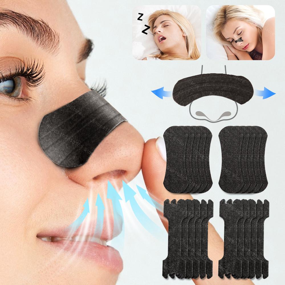 200 шт. Набор носовых пластырей повышенной прочности Sport Breathing Nose Strips для лучшего сна, уменьшения храпа у взрослых и детей