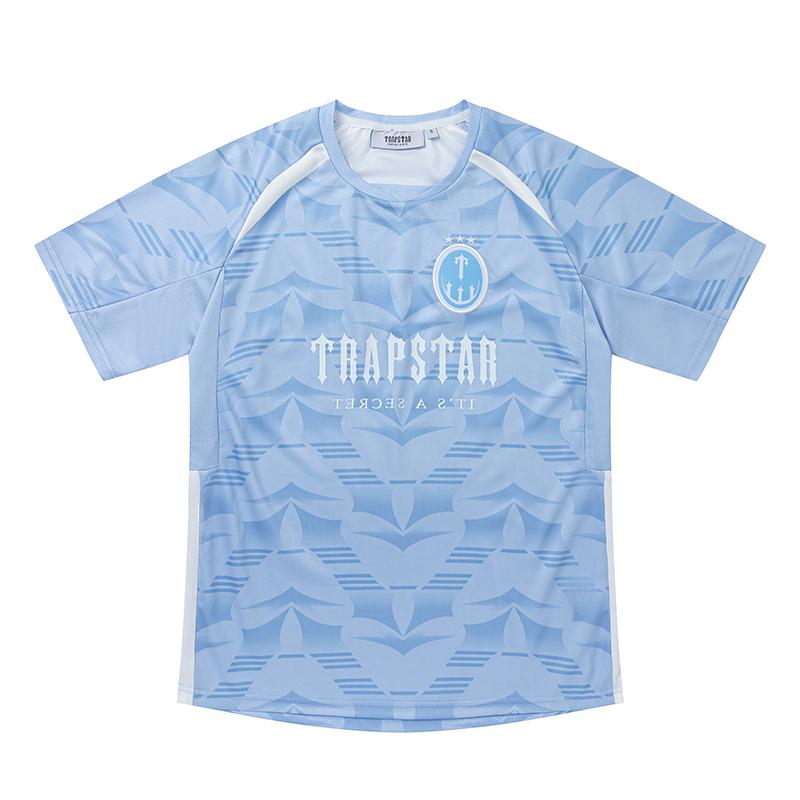 Trapstar London 2026 Новый летний Trapstar Логотип Диагональный логотип Номер 23 Баскетбольная майка Футбольная майка Градиентная спортивная футболка с коротким рукавом