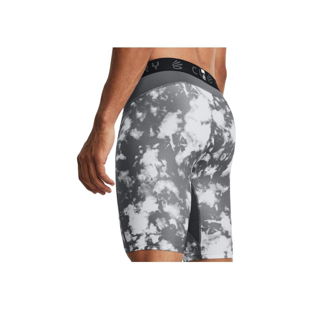 Under Armour Баскетбольные шорты Curry HeatGear® с буквенным принтом, мужские шорты, серые 1379829-012