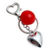 Элегантный брелок в виде сердца клубники, стильный брелок-подвеска, модная сумка, подвеска, ювелирное украшение для женщин и девочек