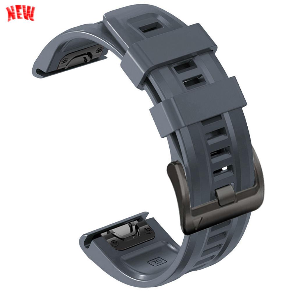 22 мм 26 мм Силиконовый спортивный ремешок QuickFit для Garmin Epix PRO instinct 3 Quatix/DELTA/TACTIX/Fenix 6XPro 7 E 8pro 5XPlus Браслет