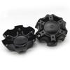 LG0805-10 WX04-135/139.7-6H S712-1 5.5" 6-болтовое колесо Диск Центральная крышка ступицы Отделка Подходит для BALLISTIC Матовый черный Пластик 2 шт.