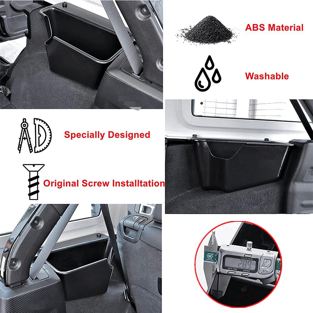 1 пара ящиков расширения для Jeep Wrangler JK 2007-2017 JL 2018+ задний багажник органайзер аксессуары для интерьера ящик для хранения грузовика