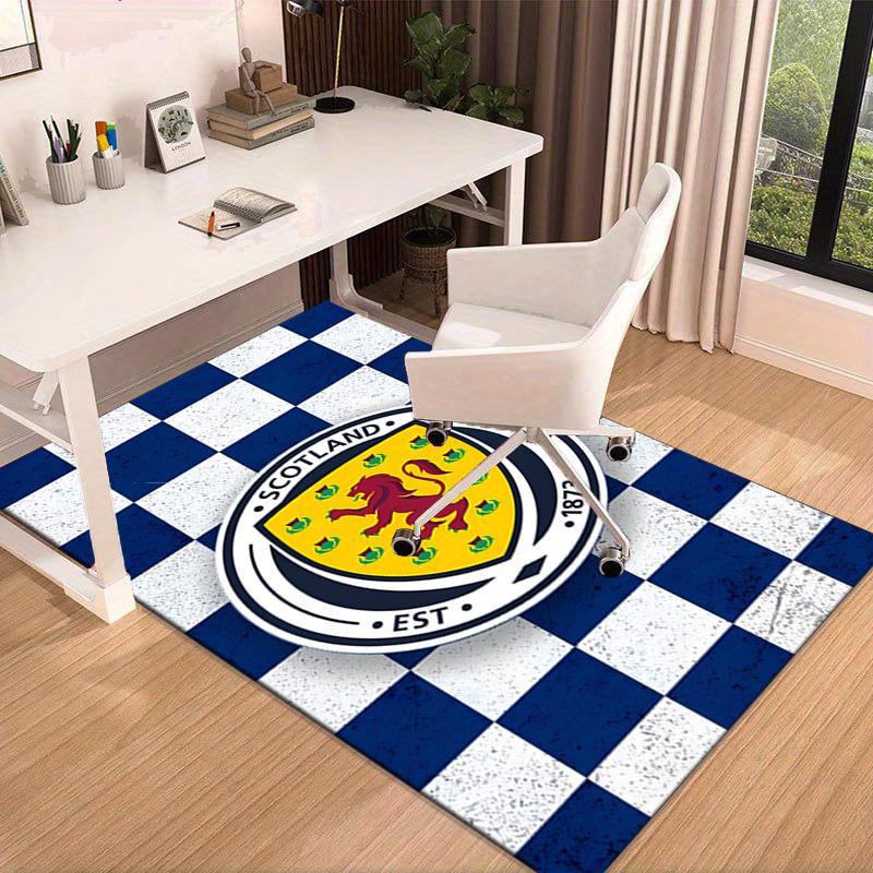 Scotland's Lion Rampant Emblem Area Rug Office rug, Chair Rug, Decor Carpet Livingroom bedroom Mat, Large Size Fan gifts Christmas gifts