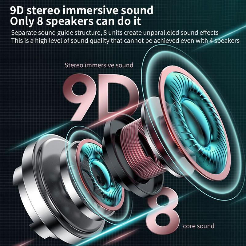 Bluetooth наушники с шейным ремешком, стерео беспроводные наушники-вкладыши, магнитные спортивные наушники с микрофоном для смартфона