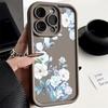 Для iPhone 16 Pro 15 Pro Max 14 13 12 11 XS XR 8 7 чехол с цветочным узором матовый TPU противоударный мягкий силиконовый чехол для телефона