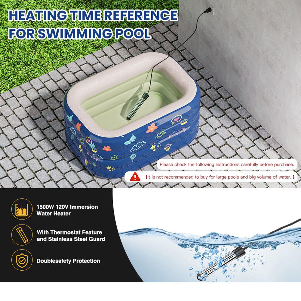 Портативный мощный нагревательный стержень для домашнего использования, автоматический с термостатом для быстрого нагрева T7Q7