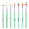 Acrylic Nail Brushes 7PCS UV Gel Poly Gel Nail Art Painting Drawing Pens for Nail Salon Home Use Na