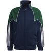 Мужская куртка Originals Big Trefoil Abstract Color Block Logo на молнии, зеленая GE6235