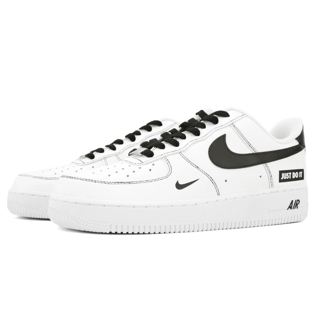 Nike Кроссовки Air Force 1 Low Skateboard Мужские Женские Унисекс, Черно-Белые 315122-111(Команда18-)