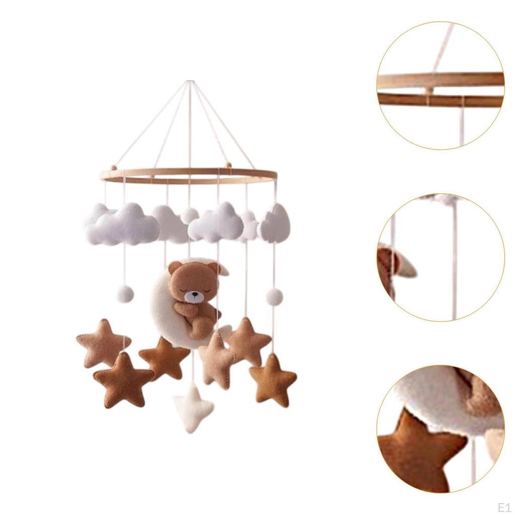 Baby Bed Mobile Cradle, Bell, Bedroom Decor, Nursery Hanging Toy