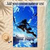 Beach TowelAttack on Titan Custom Name Text Personalized Soft Towel for Beach Pool Indoor Home Decor Gift