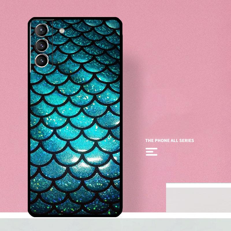 Чехол для телефона 'Чешуя хвоста русалки' для Samsung Galaxy S24 S26 Ultra S20 S21 S22 S23 S25 Plus S10 S25 FE Чехол Coque