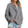 Women's Fashionable Long-sleeved Pullover And Solid-color Sweatshirt