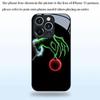 Creative Bizarre Hand Ball Pattern Glass Black Phone Case For iPhone 11 12 13 14 15 16 17 Pro Max 17Air 7 8 Plus XR XS X Cover