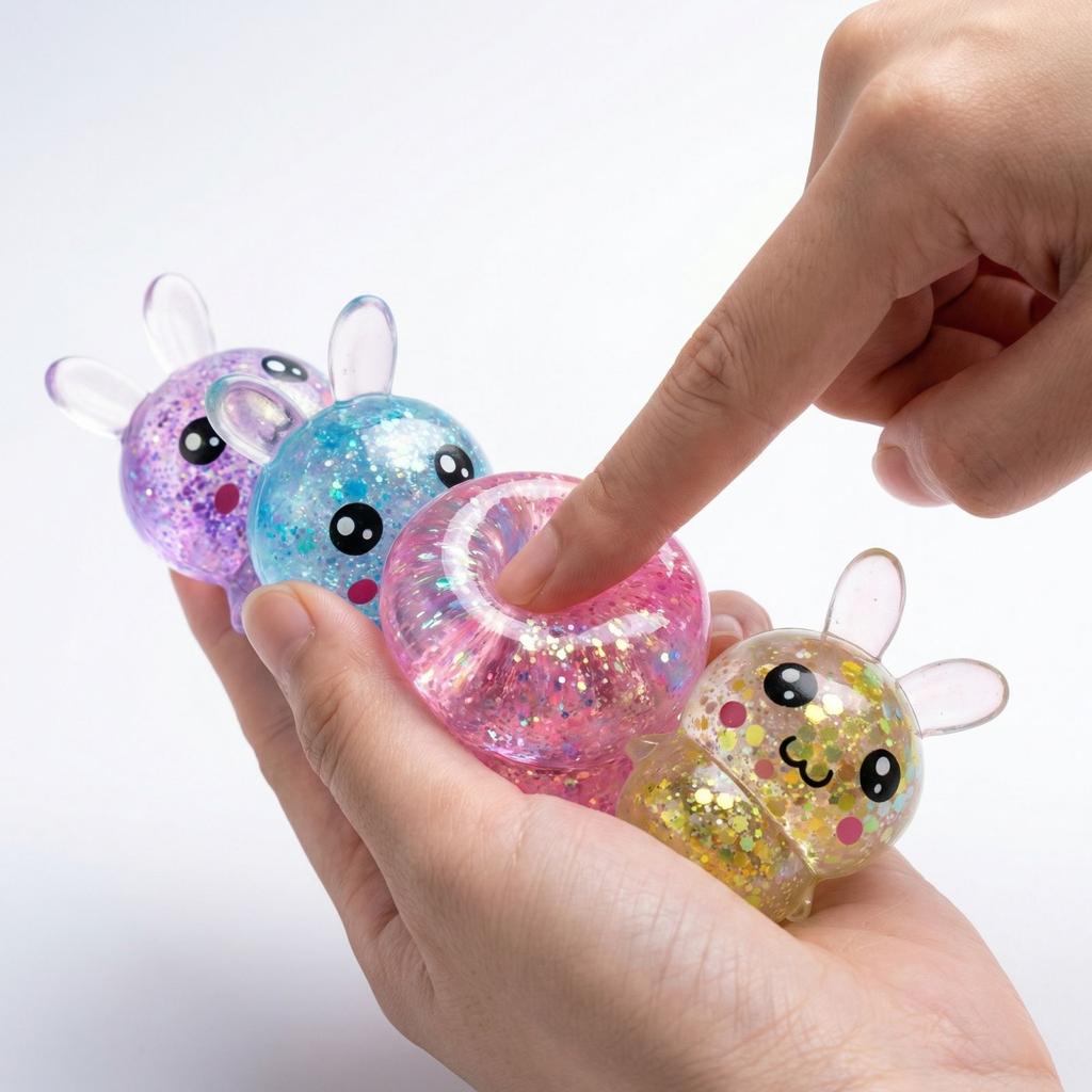 Easter Toy Stress-relieving Finger Ball  Creative Easter Basket Gift  Maltose Bunny  random Color 2ml