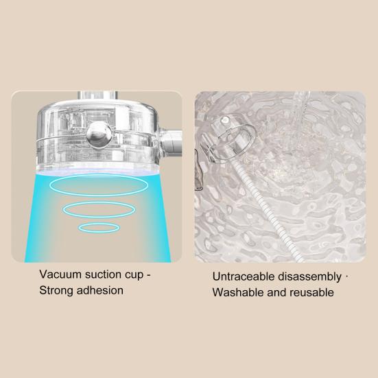 Настенный держатель для фена Настенное крепление Присоска Подставка для фена с регулируемым углом