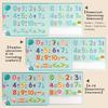 Детская математика Арифметика Магнитные наклейки Игры на разложение чисел Раннее обучение малышей Математические игрушки Монтессори Обучающие игрушки