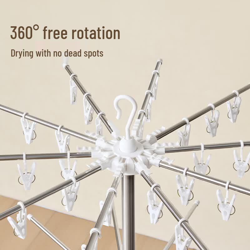 Stainless Steel Foldable Mother & Baby Drying Rack