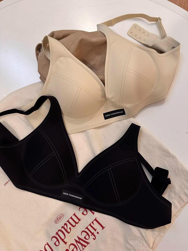 Soft Wireless Push-Up Bra for Women - Thin, Seamless, Side Support, Anti-Sagging, Comfortable Fit