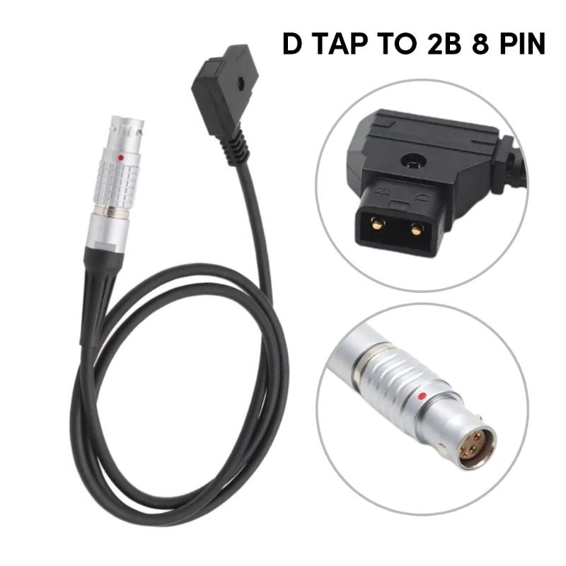 D Tap to 2B 8 Pin Female Power Cable for Amira LF Camera Battery Conversion Cable Accessories 60cm