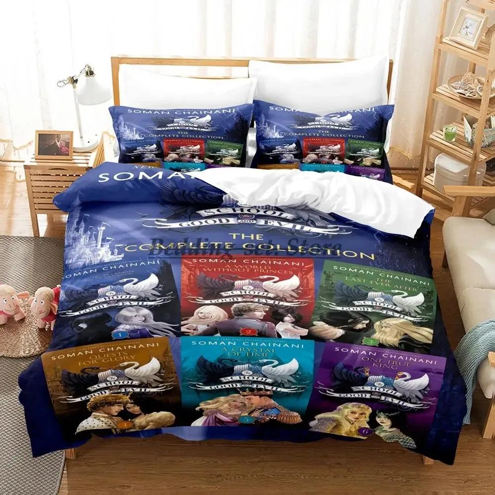 The School For Good And Evil Bedding Set Single Twin Full Queen King Size Bed Set Aldult Kid Bedroom Duvetcover Sets Bed