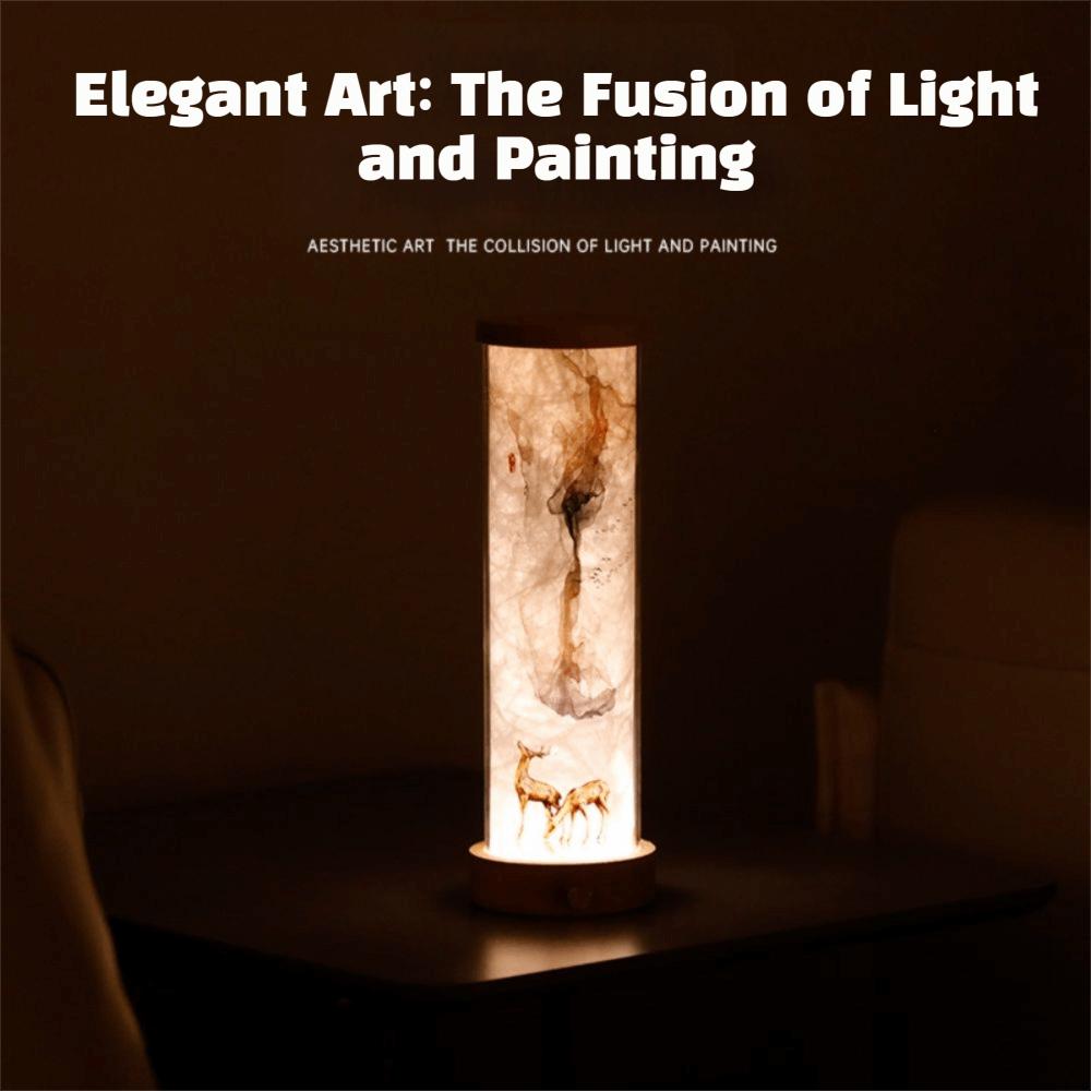 Multi-Color Adjustable Desk Lamp Dimmable Artistic Decoration Light Bedside Lamp Living Room