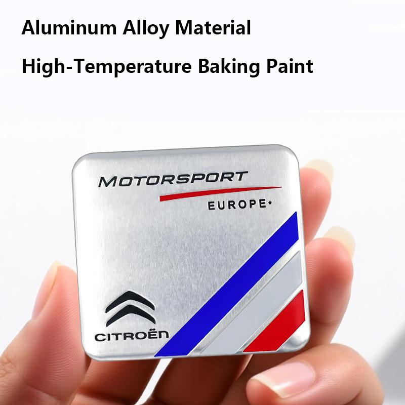 3D Aluminum Car Emblem Badge Rear Trunk Sticker For Citroen C2 C3 C4 C5 C6 C1 DS3 DS4 DS5 DS7 Xsara Berlingo Saxo Picasso alf123