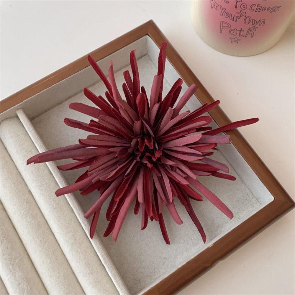 Hair Accessories Simulation Flowers Hairclip Chrysanthemum Hanfu Headwear Floral Hairpin  Women