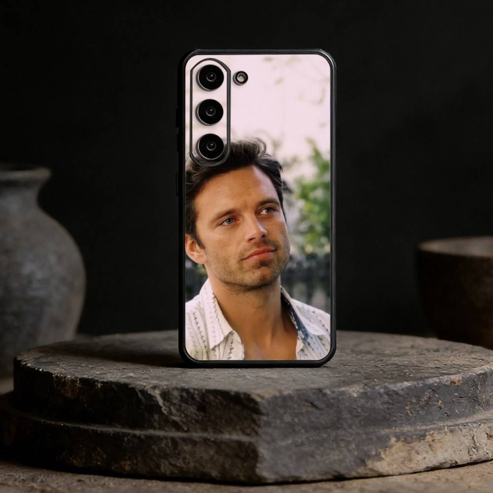 Чехол для телефона с актером С-Себастьяном Станом для Samsung Galaxy A91,80,73,72 ,71,53,52,32 ,31,22,21s,20, Мягкий черный чехол