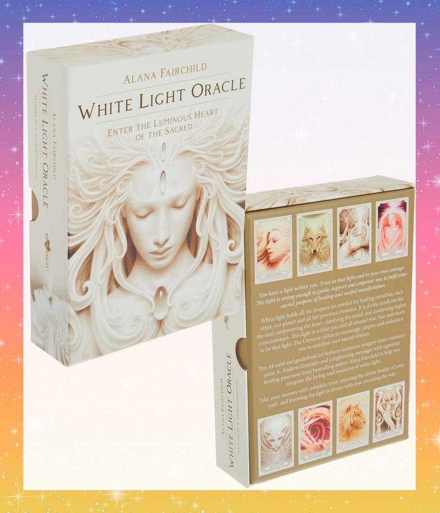 44 White Light Oracle Tarot Cards with Japanese Instructions, Authentic by lulucouture
