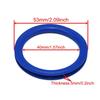 2PC Gas Cap Fuel Seal for BMW 3 Series 320i E46/E90/E91/E92/E93/F34 1998-2021 Tank Cover Neck Repair Rubber Gasket Washer Shape