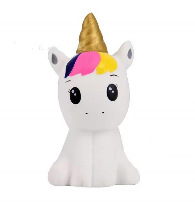 Squishy Cute Unicorn Simulation Animal Doll PU Bread Slow Rising Scented Soft Squeeze Toy Stress Relief for Kid Xmas Gift